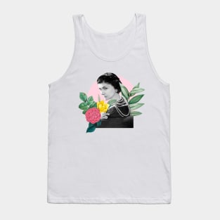 Coco Chanel Collage Tank Top